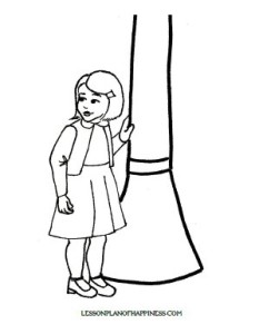 LWW) Lucy Coloring Page Lesson Plan of Happiness