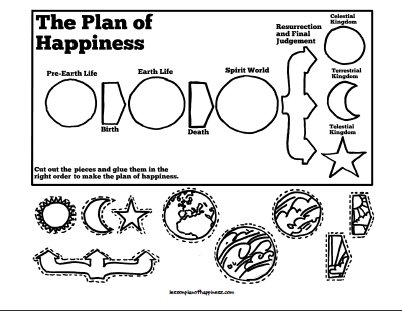 Plan of Happiness Cut and Glue